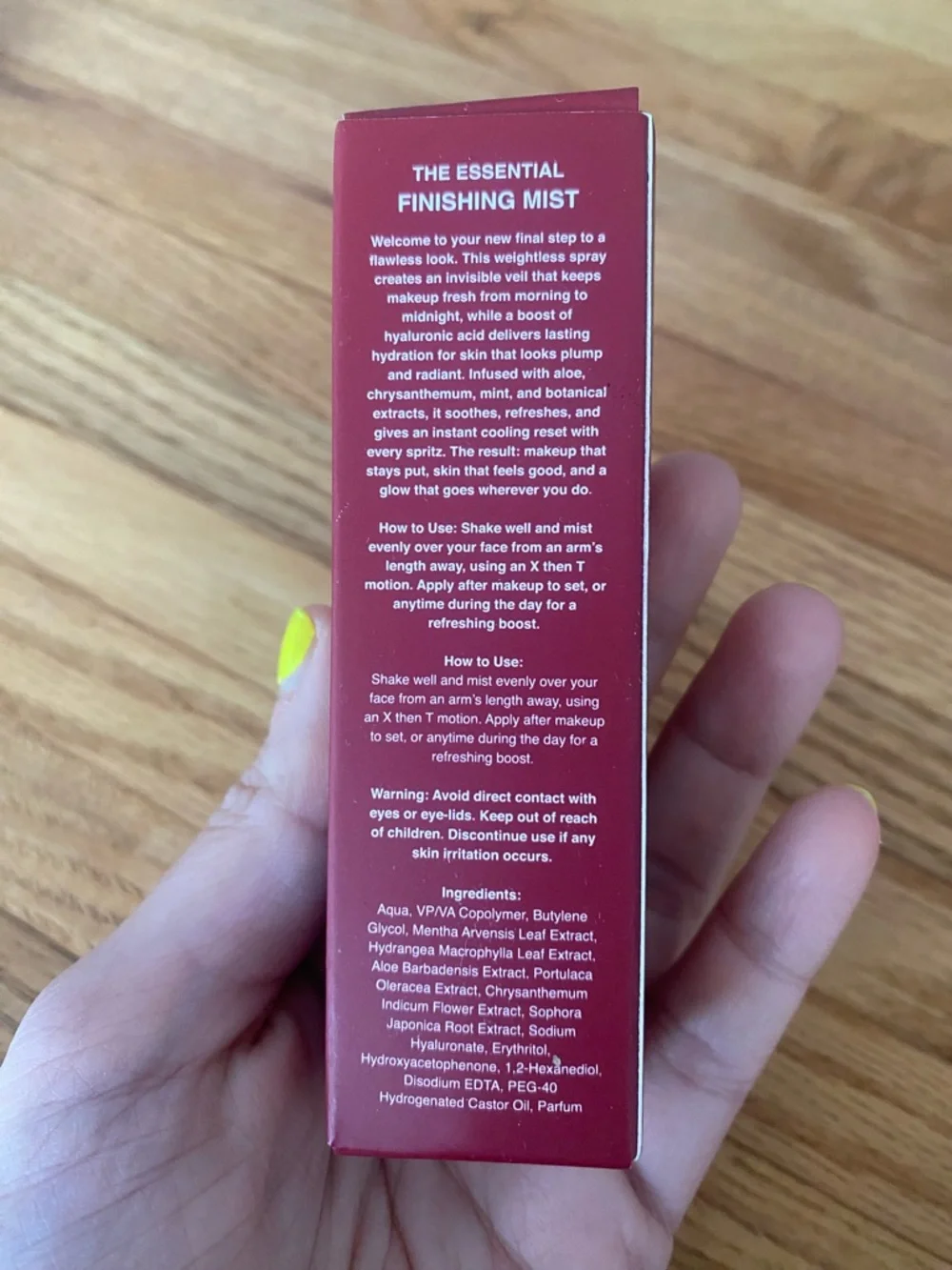 ❤️ New BISHA The Essential Finishing Mist — Mini/Travel/Sample size
